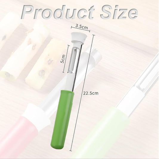2 in 1 Stainless Steel Fruit Corer & Peeler - 2026 New Kitchen Apple Core Removal Tool,2 in 1 Apple Corer and Peeler Tool (A, 1PCS)