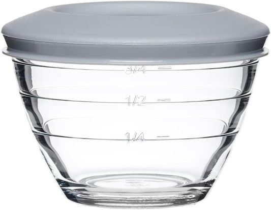 Glass 6 Piece 2 Cup 4-IN-1 PREP BOWLS