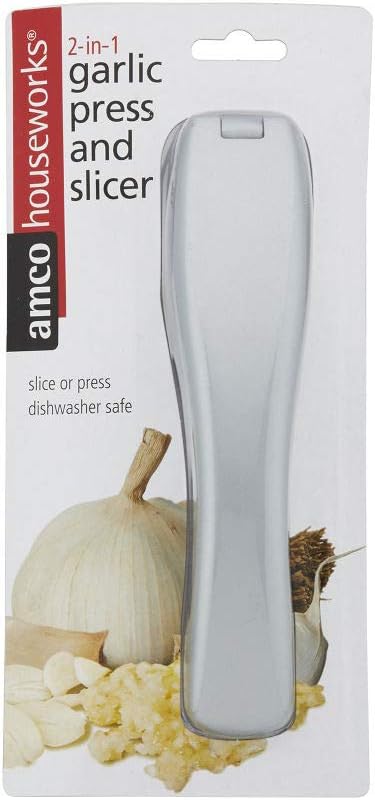 Garlic Press and Slicer, 12-Inch