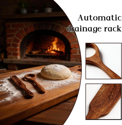 Danish Dough Whisk & Bread Whisk Set, Wooden Sourdough Whisk for Baking, Multi-Purpose Dough Stirrer for kitchen and home use, sourdough, pizza dough, and baking accessories