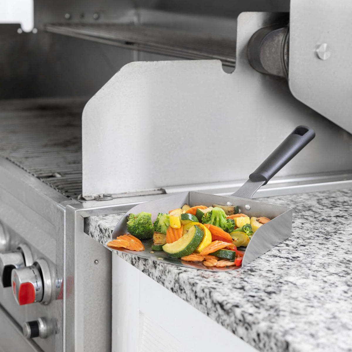 Griddle Scraper and Cleaner, Stainless Steel Griddle Cleaner