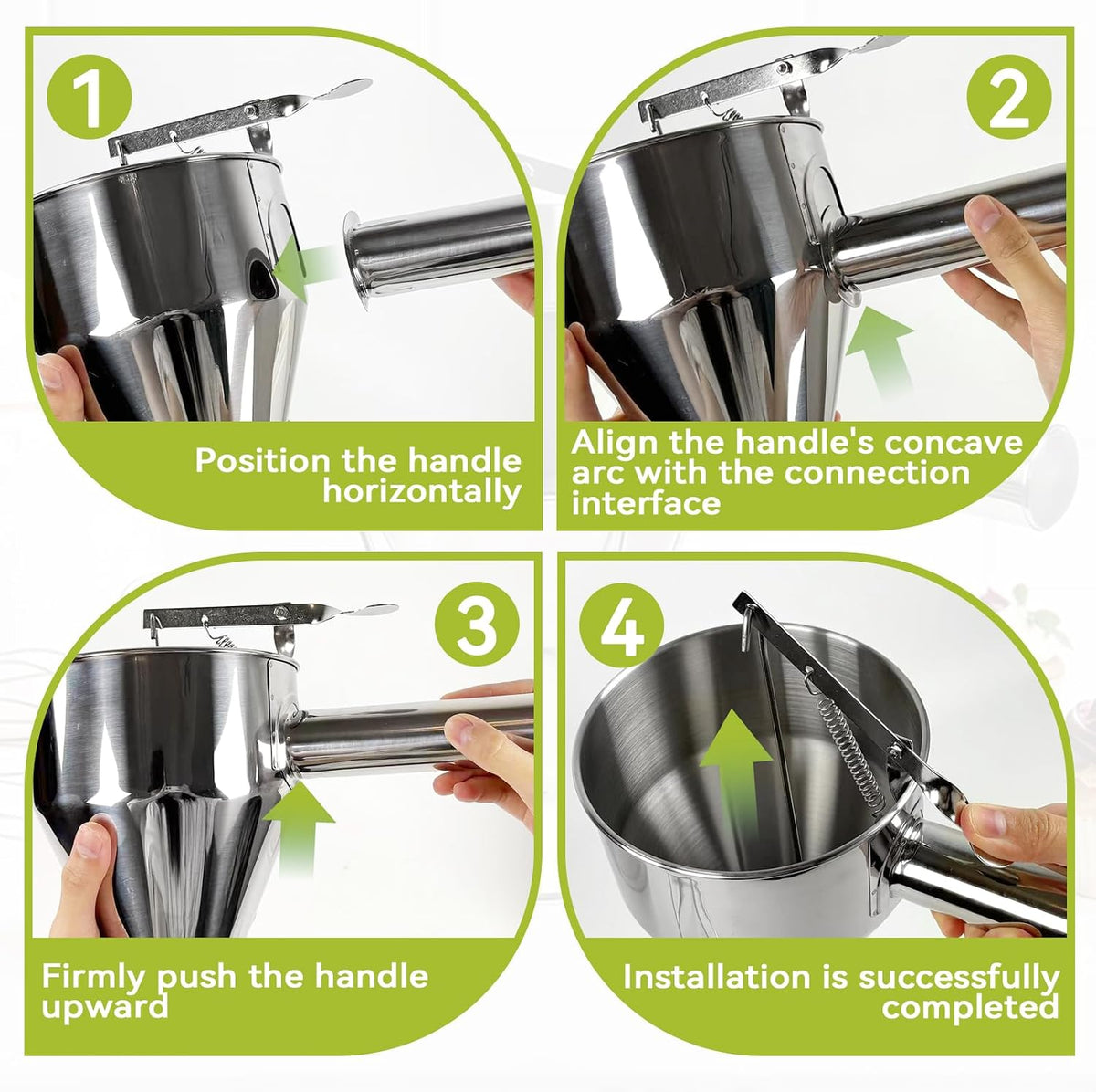 40oz 1200ML Stainless Steel Pancake Batter Dispenser
