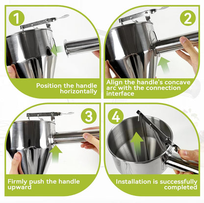 40oz 1200ML Stainless Steel Pancake Batter Dispenser