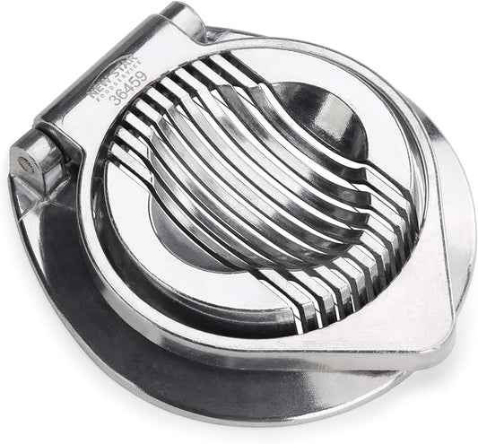 Commercial Grade Aluminum Egg Slicer, Mushroom Slicer with Stainless Steel Wire (Hand Wash Only)