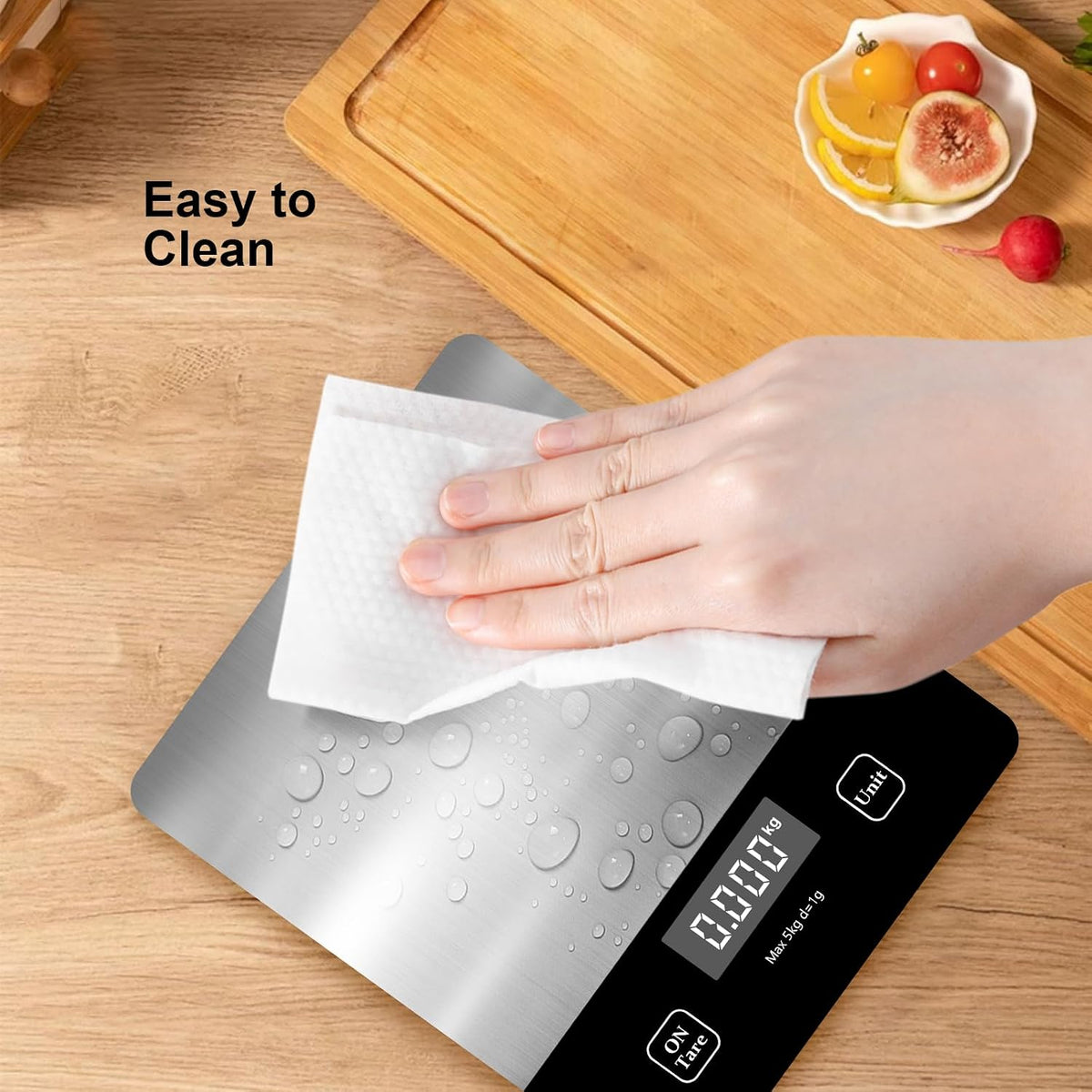 Digital Food Scale, Digital Kitchen Scale Weighing Grams and Ounces, Used for Baking and Cooking Coffee Meals