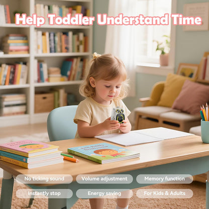 Visual Timer for Kids, Silent Countdown Potty Timer for Toddler, Classroom