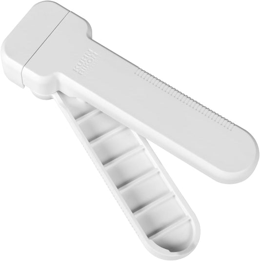 Compact Jar Opener – Easy Grip Adjustable Lid Remover for All Jar Sizes, Ergonomic & Arthritis-Friendly Kitchen Tool, Swiss-Engineered Design