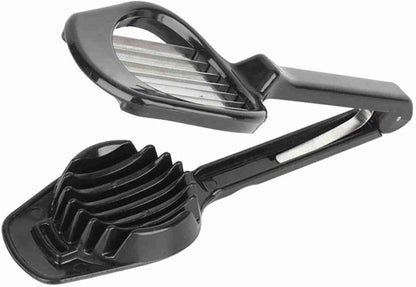 Egg Slicer, Stainless Steel Wire Egg Slicer Heavy Duty Aluminium Egg Cutter Dishwasher for Egg Strawberry Soft Fruit Egg Slicer for Hard Boiled Egg