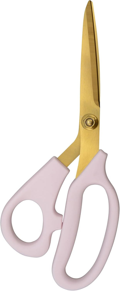 Titanium-Bonded Soft Handle Kitchen Shears for Herbs, Teal - 6.5-Inch Versatile Kitchen Shears with Precision Cutting Tips and Built-In Herb stripper for Easy Handling and Comfort