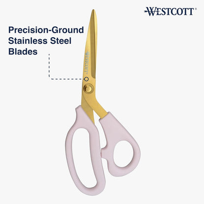 Titanium-Bonded Soft Handle Kitchen Shears for Herbs, Teal - 6.5-Inch Versatile Kitchen Shears with Precision Cutting Tips and Built-In Herb stripper for Easy Handling and Comfort