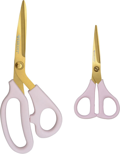 Titanium-Bonded Soft Handle Kitchen Shears for Herbs, Teal - 6.5-Inch Versatile Kitchen Shears with Precision Cutting Tips and Built-In Herb stripper for Easy Handling and Comfort