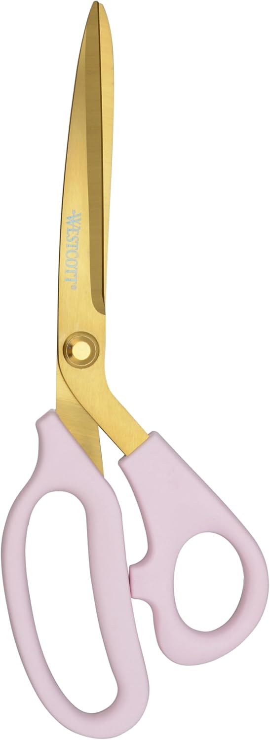 Titanium-Bonded Soft Handle Kitchen Shears for Herbs, Teal - 6.5-Inch Versatile Kitchen Shears with Precision Cutting Tips and Built-In Herb stripper for Easy Handling and Comfort