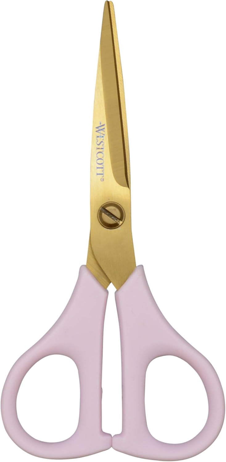 Titanium-Bonded Soft Handle Kitchen Shears for Herbs, Teal - 6.5-Inch Versatile Kitchen Shears with Precision Cutting Tips and Built-In Herb stripper for Easy Handling and Comfort
