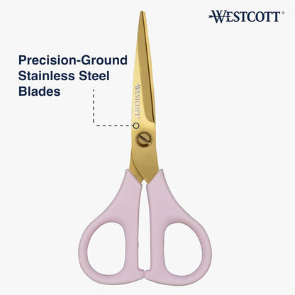 Titanium-Bonded Soft Handle Kitchen Shears for Herbs, Teal - 6.5-Inch Versatile Kitchen Shears with Precision Cutting Tips and Built-In Herb stripper for Easy Handling and Comfort