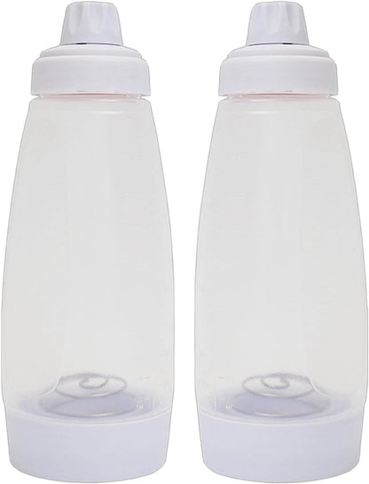 2-piece pancake batter dispenser with mixing ball, suitable for pancakes, crepes, waffles, pancakes, kataev cakes, cupcakes, etc