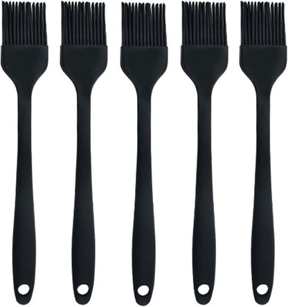 Silicone brush, Oil Brush for BBQ Kitchen Cooking Baking and Grilling (2 PCS,pink)