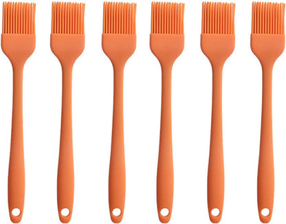 Silicone brush, Oil Brush for BBQ Kitchen Cooking Baking and Grilling (2 PCS,pink)