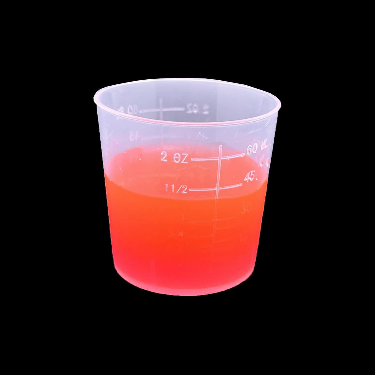 30 Pcs Plastic Graduated Cups, 60ml/2oz Clear Scale Cups