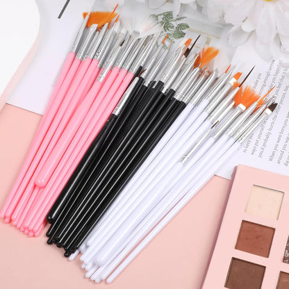 45 PCS Cookie Paint Brushes, Food Safe Paint Brushs Kit Cookie Decorating Brush Cake Decorating Brushes Food Paints Fondant Brush DIY Tool Set Icing Pastry Brushs for Painting Baking, Black and Pink