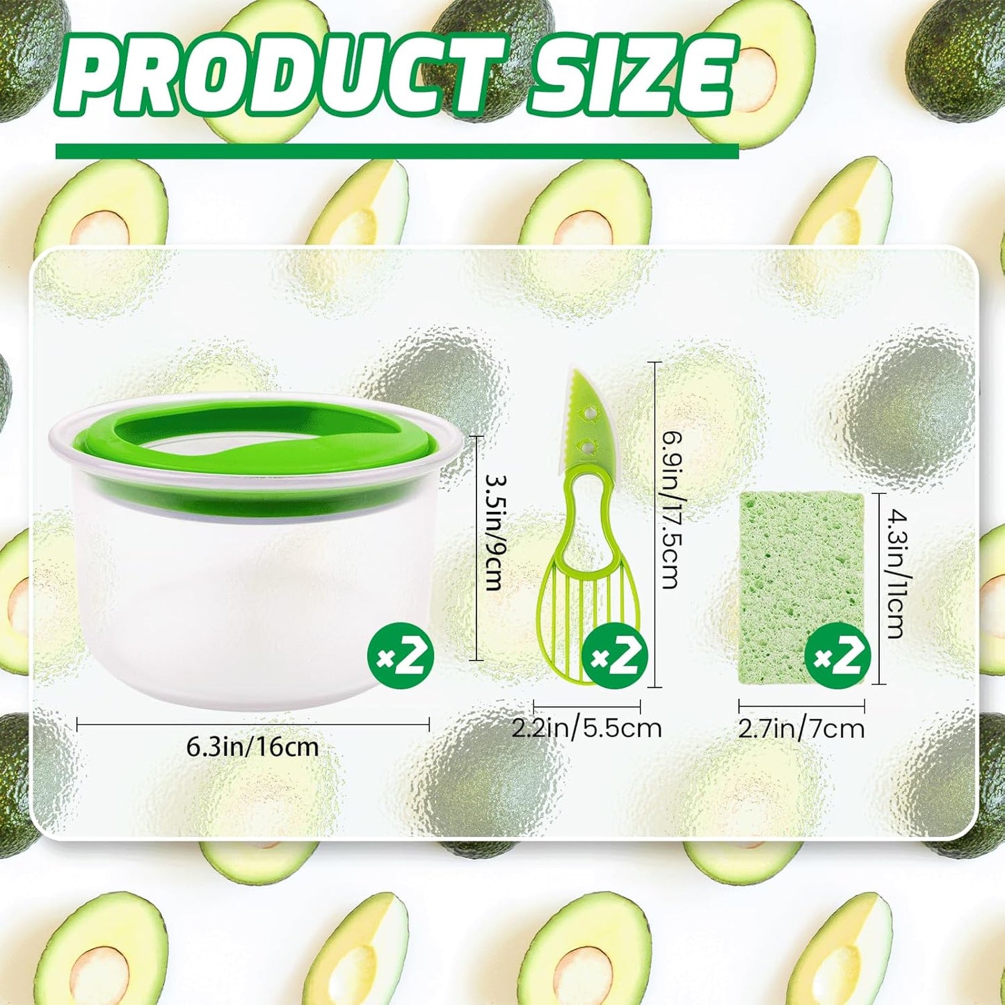 Guacamole Keeper(1 Pcs), Guacamole Bowls, Avocado Keeper Fresh Guacamole Plastic Kitchen Storage Container with Air Tight Lid, 3-in-1 Avocado Slicer and Cleaning sponge