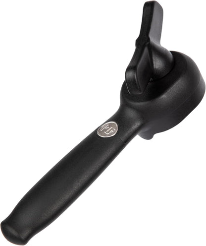 Safety Can Opener - Smooth Edge Manual Can Opener with Ergonomic Handle for Easy Use, Lid Resealable Design, Eliminates Sharp Edges