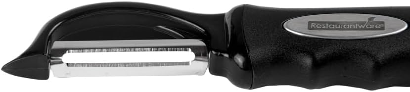 Vegetable Peeler 1 Count 7.5 x 1.5 x 0.5 Inches Stainless Steel Kitchen Peeler With Ergonomic Soft Grip Handle And Swivel Blade, Durable Blue For Fruits And Veggies