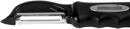 Vegetable Peeler 1 Count 7.5 x 1.5 x 0.5 Inches Stainless Steel Kitchen Peeler With Ergonomic Soft Grip Handle And Swivel Blade, Durable Blue For Fruits And Veggies