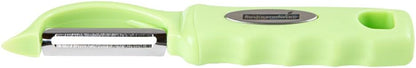 Vegetable Peeler 1 Count 7.5 x 1.5 x 0.5 Inches Stainless Steel Kitchen Peeler With Ergonomic Soft Grip Handle And Swivel Blade, Durable Blue For Fruits And Veggies