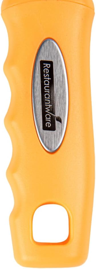 Vegetable Peeler 1 Count 7.5 x 1.5 x 0.5 Inches Stainless Steel Kitchen Peeler With Ergonomic Soft Grip Handle And Swivel Blade, Durable Blue For Fruits And Veggies