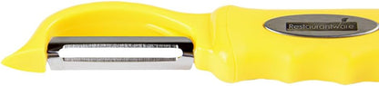 Vegetable Peeler 1 Count 7.5 x 1.5 x 0.5 Inches Stainless Steel Kitchen Peeler With Ergonomic Soft Grip Handle And Swivel Blade, Durable Blue For Fruits And Veggies