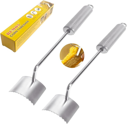 3 Pack Corn Peeler for Corn on the Cob, Stripper, Remover and Holders