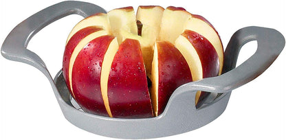 Apple Slicer, Cuts 10 Even Slices, Easy to use Apple Corer Made of Coated Aluminum and Stainless Steel Blades Save time multiple slices at once Good for your Healthy Snacks