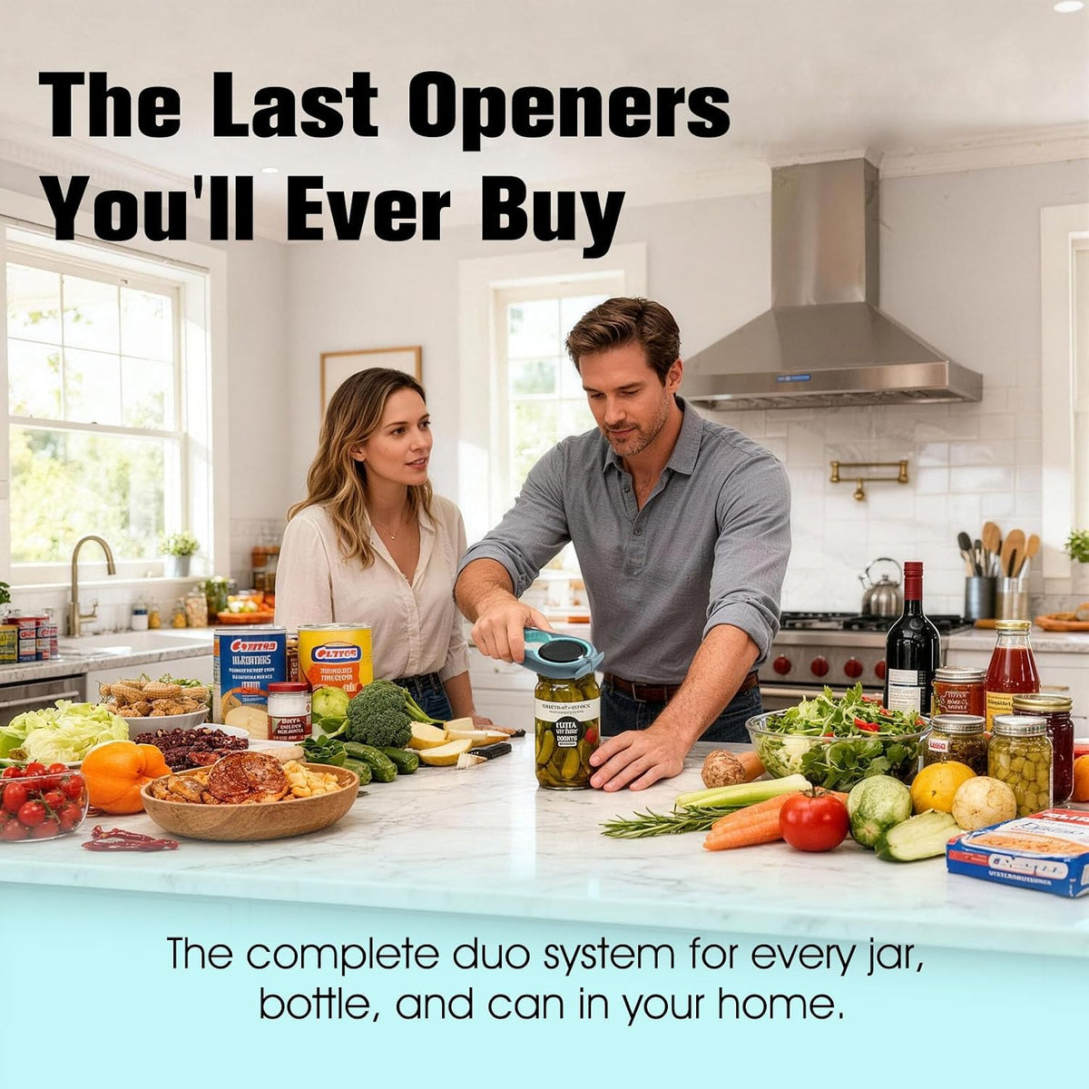 Jar Opener for Weak Hands, Seniors with Arthritis, Blue
