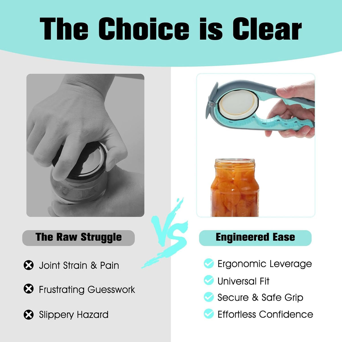 Jar Opener for Weak Hands, Seniors with Arthritis, Blue