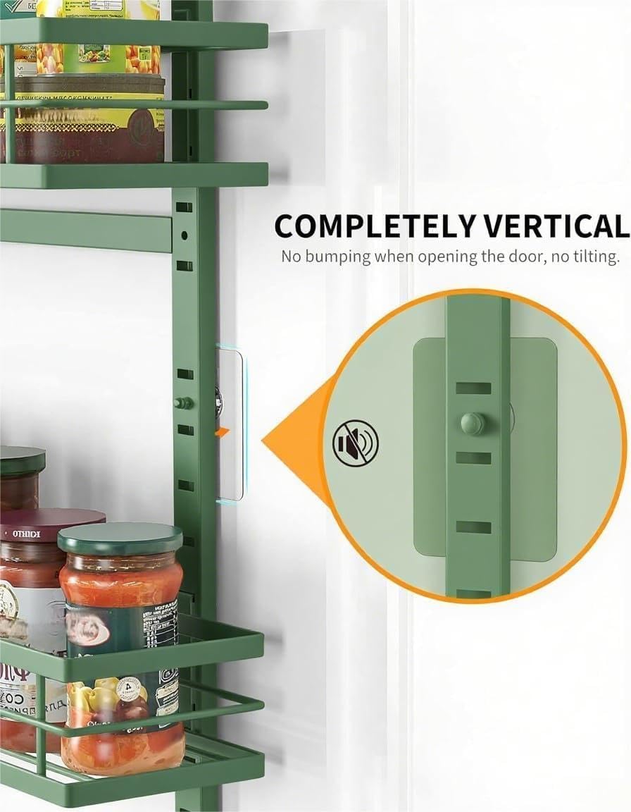 9-Tier Over The Door Pantry Organizer, Pantry Organization and Storage, Black Hanging Basket Wall Spice Rack Seasoning Shelves, Home & Kitchen Bedroom Bathroom House Essentials