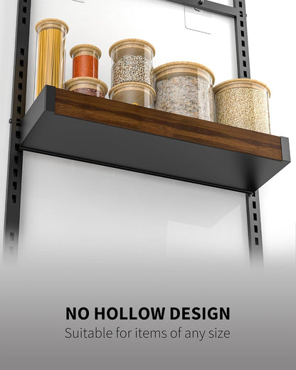 9-Tier Over The Door Pantry Organizer, Pantry Organization and Storage, Black Hanging Basket Wall Spice Rack Seasoning Shelves, Home & Kitchen Bedroom Bathroom House Essentials