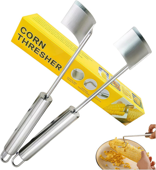 Corn Peeler for Corn on the Cob, stainless steel corn stripping tool, Efficient Design Perfect for Dining Enthusiasts, 2-Pack