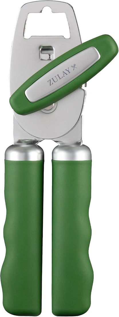 Manual Can Opener Heavy Duty Patented Stainless Steel, Ruby - Colors A