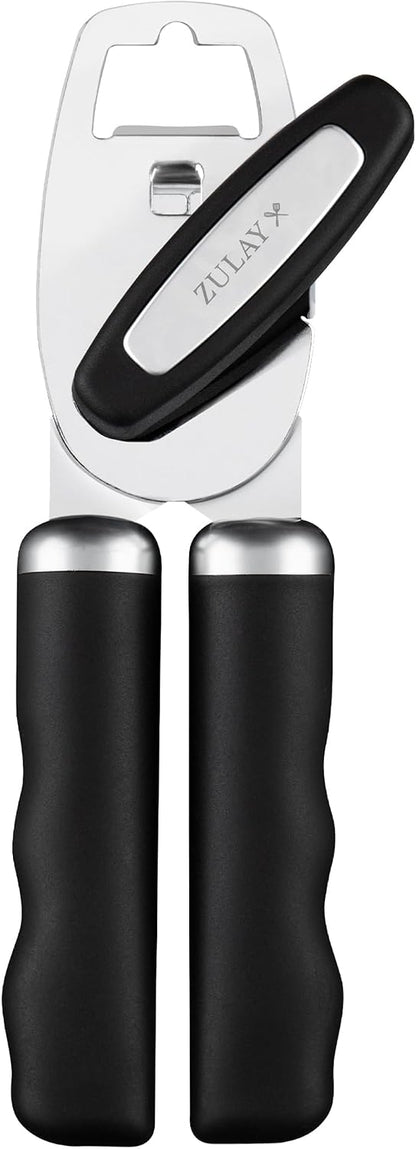 Manual Can Opener Heavy Duty Patented Stainless Steel, Ruby - Colors A