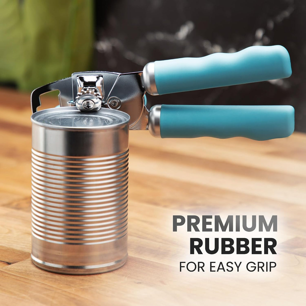 Manual Can Opener Heavy Duty Patented Stainless Steel, Ruby - Colors A