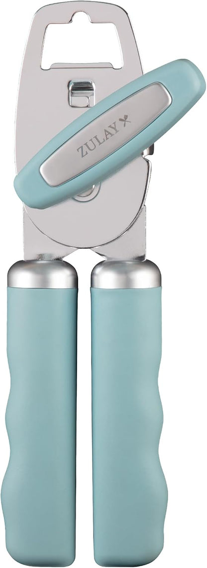 Manual Can Opener Heavy Duty Patented Stainless Steel, Ruby - Colors A