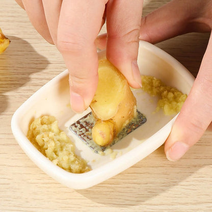 Ginger Grater Reusable Garlic Grater Kitchen Tool for Ginger Garlic Fruit Easy Cleaning 3.93 X 2.75 X 0.78 in