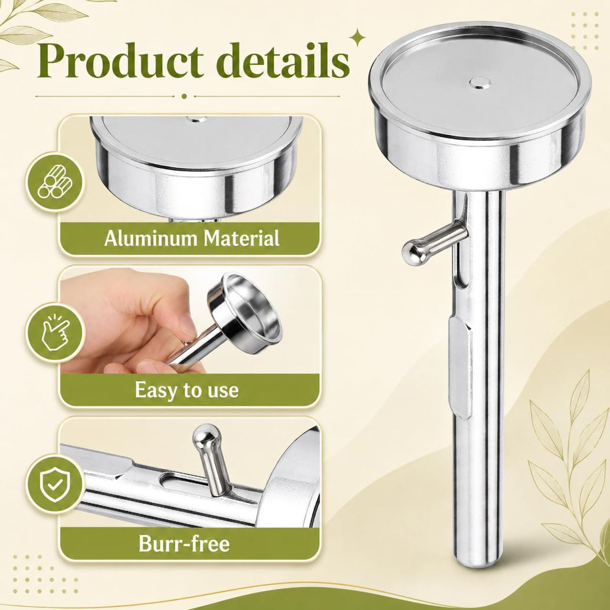 Meatball Scoop Maker Tool Aluminum Meat Ball Press Mold for Quick Even Meatballs Kitchen Gadget for Homemade Meatballs Shrimp Balls Rice Balls Falafel