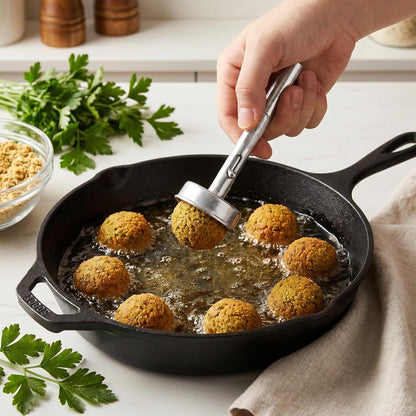 Meatball Scoop Maker Tool Aluminum Meat Ball Press Mold for Quick Even Meatballs Kitchen Gadget for Homemade Meatballs Shrimp Balls Rice Balls Falafel