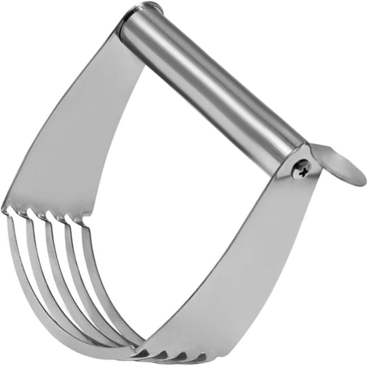Chef Dough Pastry Cutter Heavy Duty Blades Portable Home Flour Mixer for Baking Stainless Steel Dough Blender for Pastry and Butter Cutting