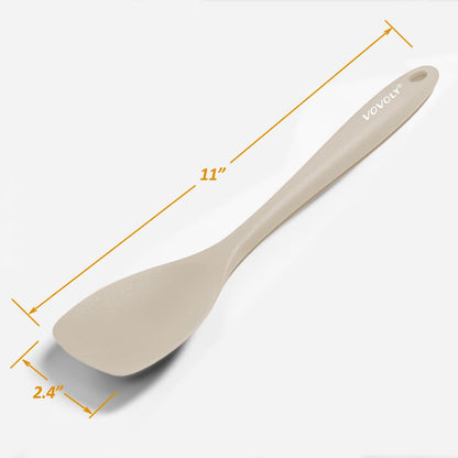 Silicone Spatula Spoon Set, 11 IN, Assorted, Spoonula Heat Resistant