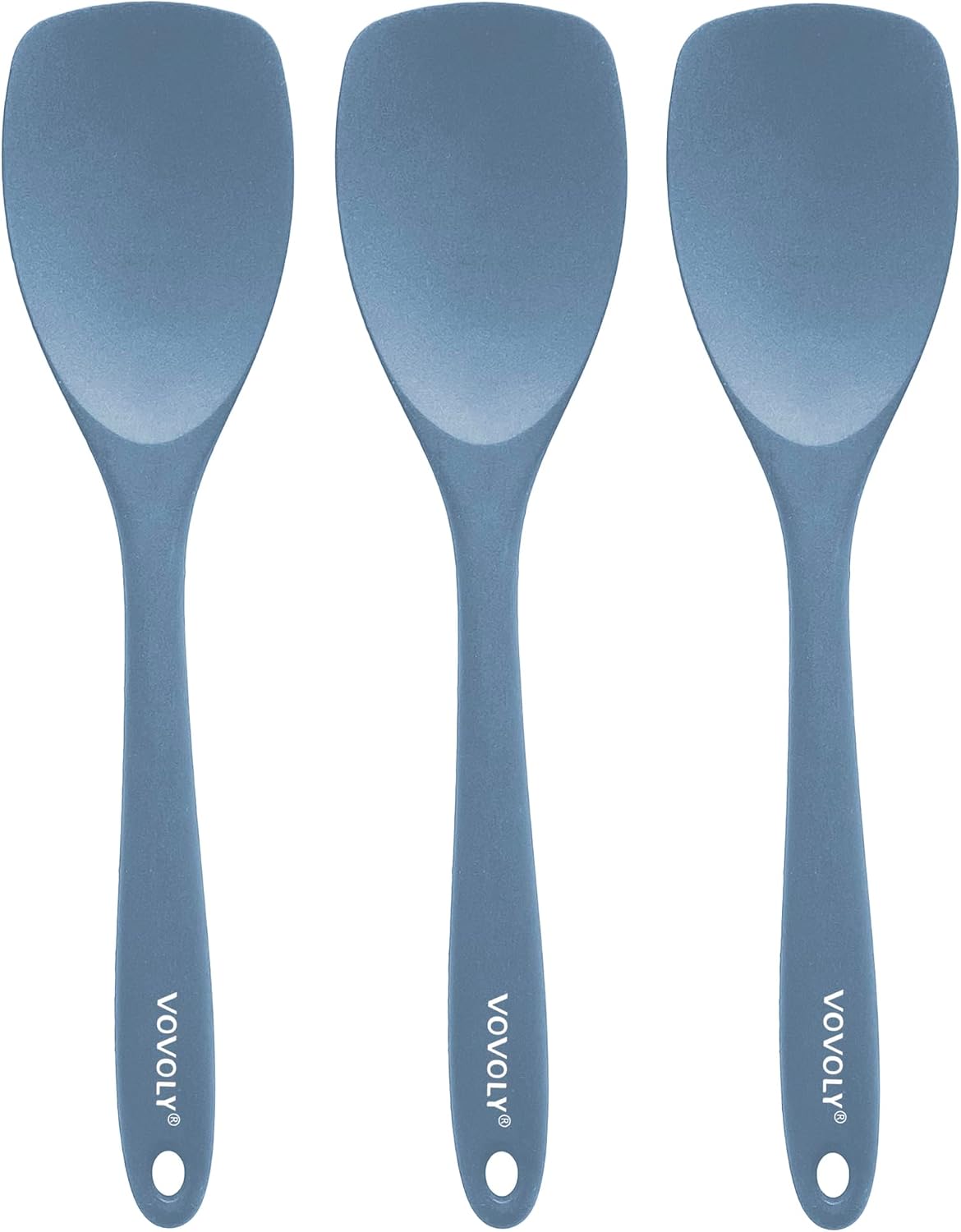 Silicone Spatula Spoon Set, 11 IN, Assorted, Spoonula Heat Resistant