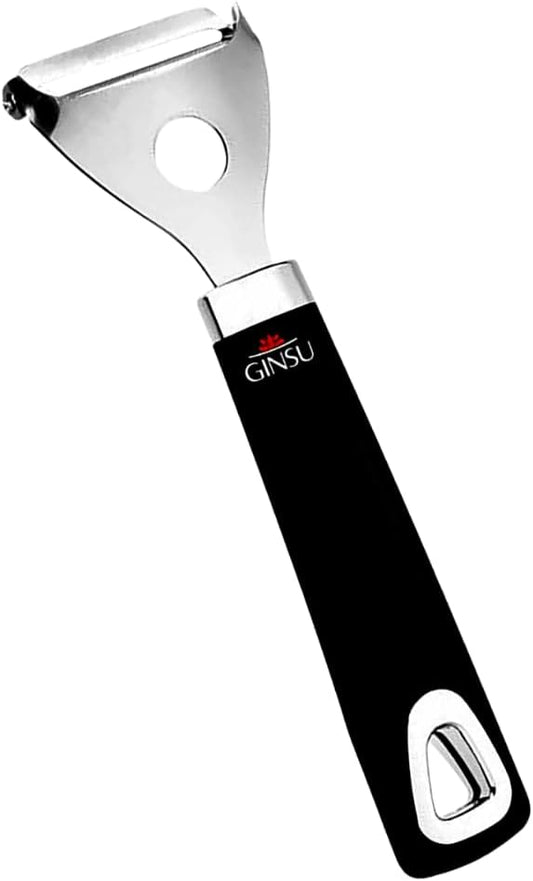 Pro Y-Shaped Swivel Peeler, 7in, Premium Stainless Steel Blades, Comfortable Black TPR Handle, Easy-Clean Kitchen Tool