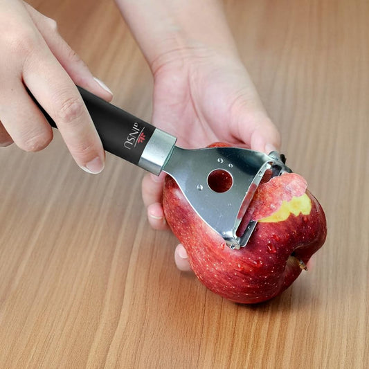 Pro Y-Shaped Swivel Peeler, 7in, Premium Stainless Steel Blades, Comfortable Black TPR Handle, Easy-Clean Kitchen Tool