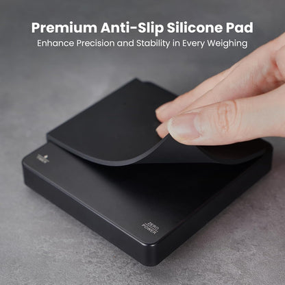S1 Mini Espresso Coffee Scale with Timer, 2kg/0.1g | Rechargeable Shot Scale with 0.1g Precision, Dual Timing Modes, g/oz/ml Units and ABS Design for Espresso or Pour-Over
